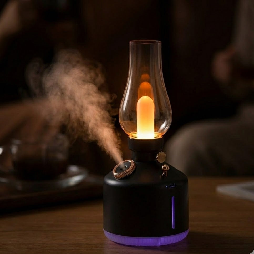 Vintage 1970 - Ultrasonic Portable Humidifier (FREE Fragrance Oil worth ₹899)