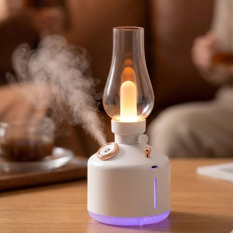 Azhara Vintage 1970 - Ultrasonic Portable Humidifier - fragrance notes and packaging