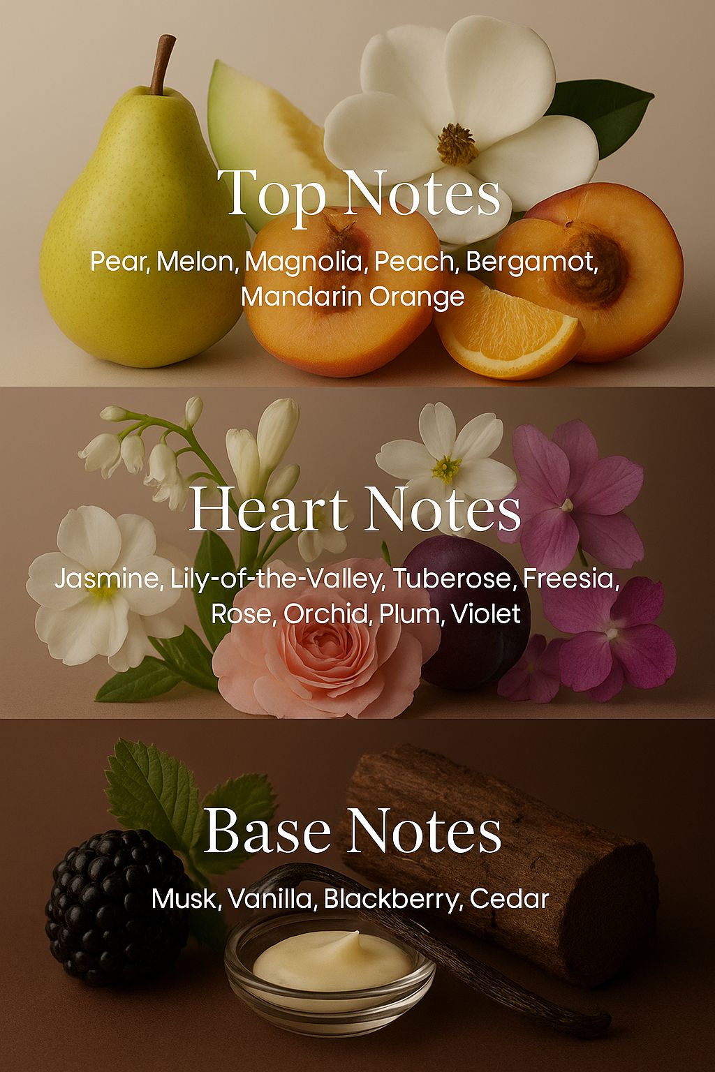 Azhara Amour - fragrance notes and packaging