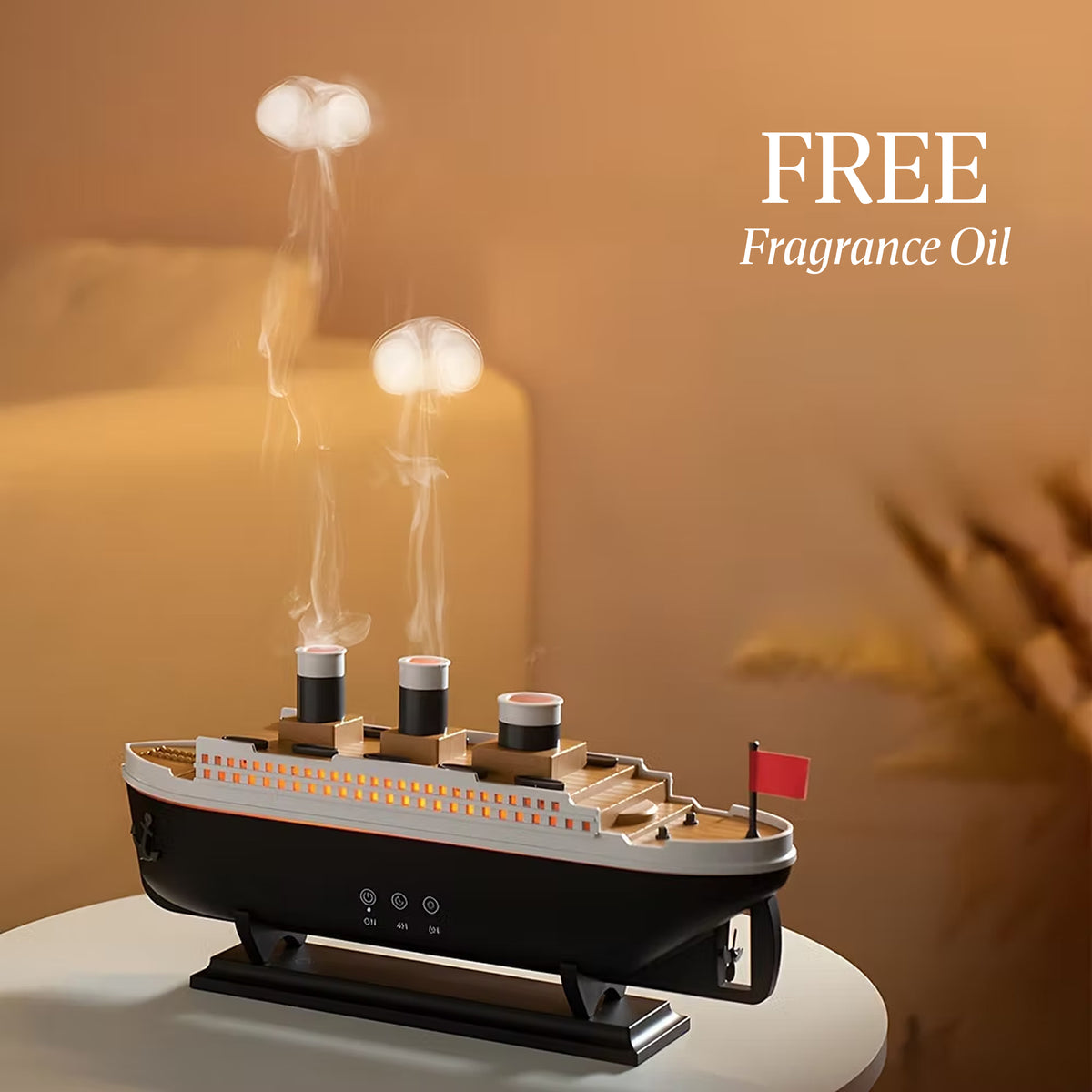 Azhara Voyage - Ultrasonic Humidifier - fragrance notes and packaging
