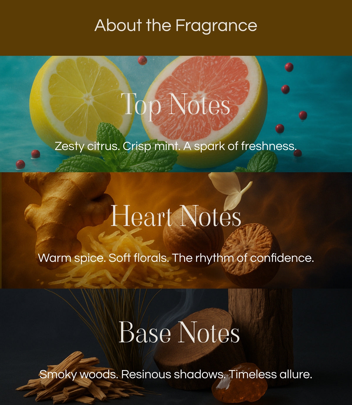 Azhara Drift - fragrance notes and packaging