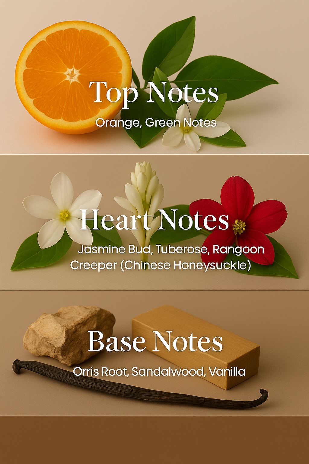 Azhara Spring - fragrance notes and packaging