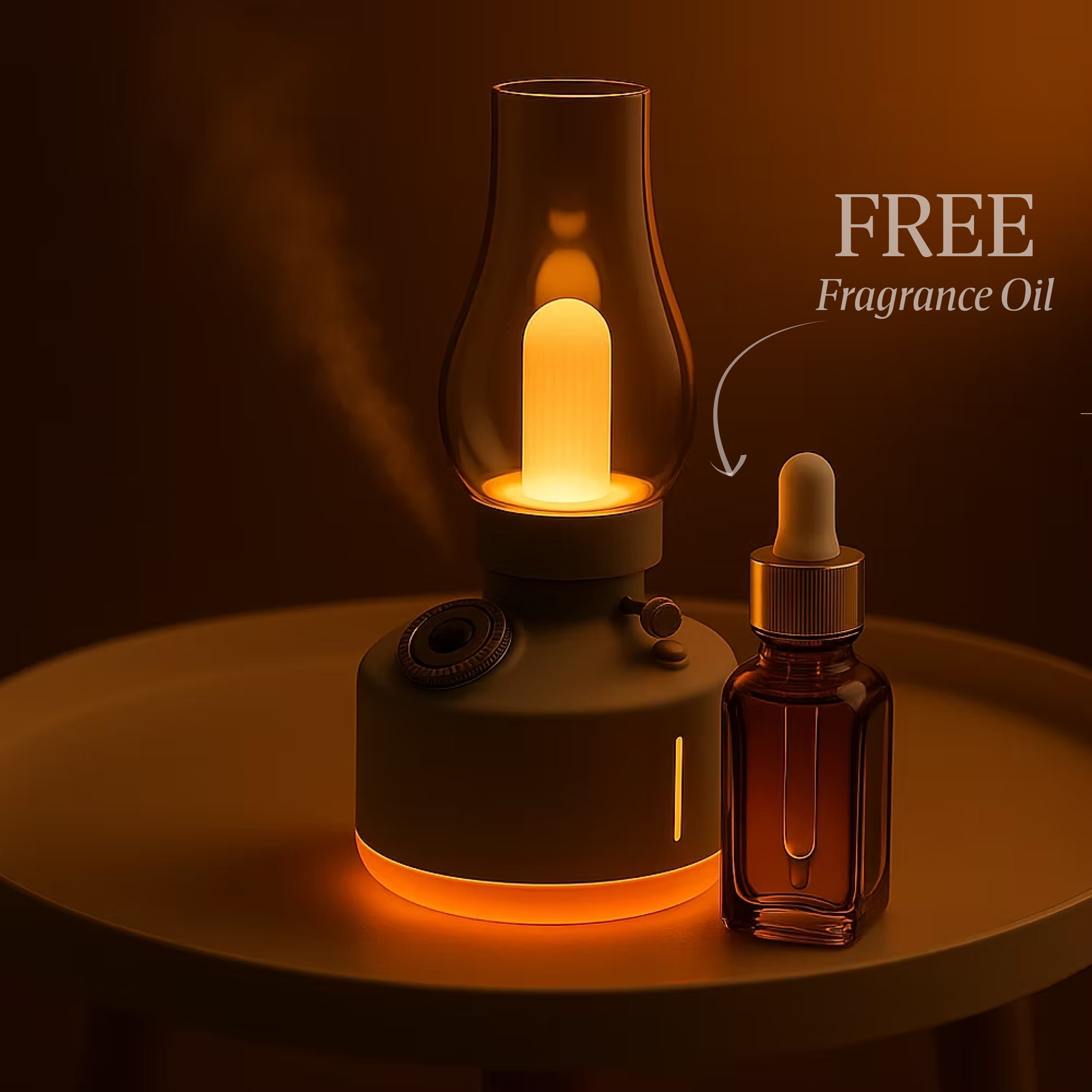 Vintage 1970 - Ultrasonic Portable Humidifier (FREE Fragrance Oil worth ₹899)