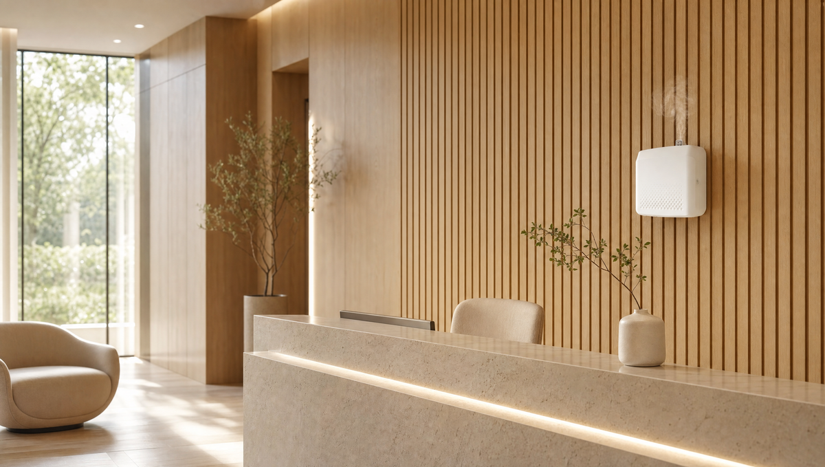 Scented hotel lobby