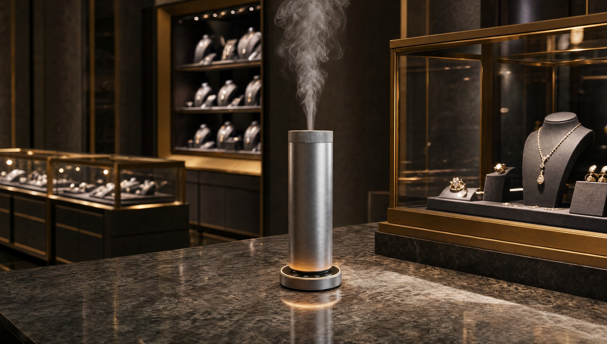 Scented retail showroom
