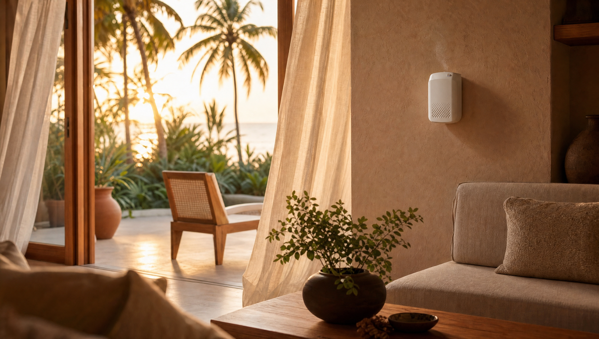 Scented villa living space