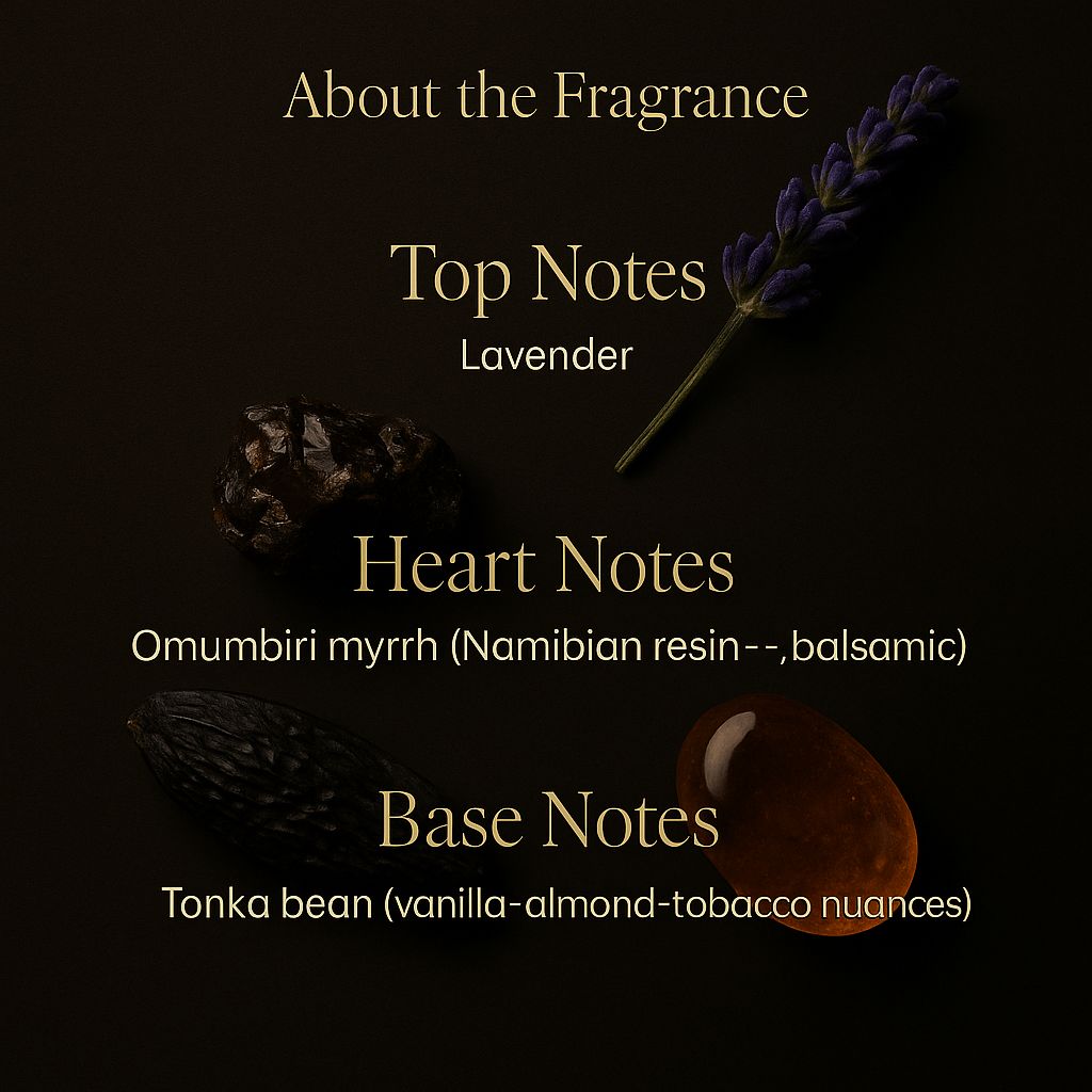 Azhara Veloura - fragrance notes and packaging