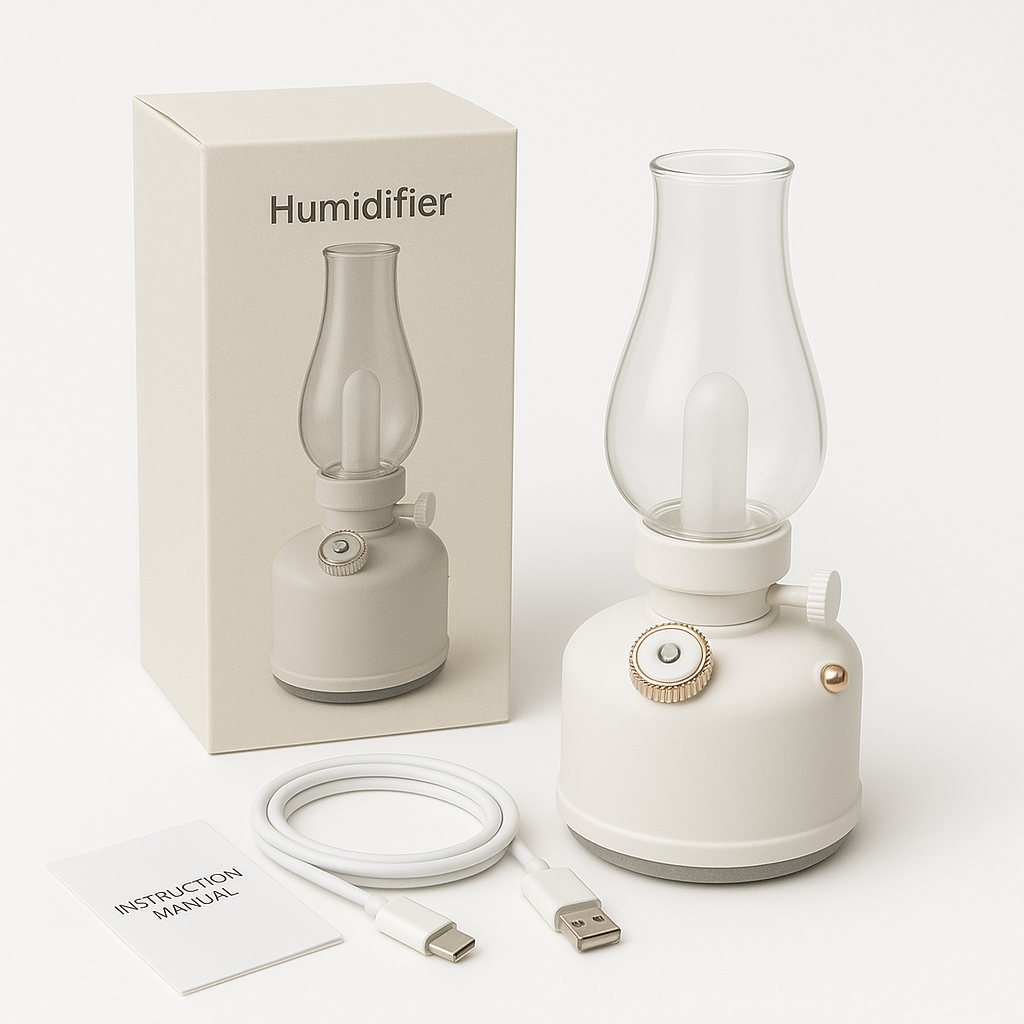 Vintage 1970 - Ultrasonic Portable Humidifier (FREE Fragrance Oil worth ₹899)