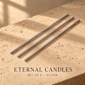 Azhara Eternal Candle Sticks - Set of 3 (Candles Only)