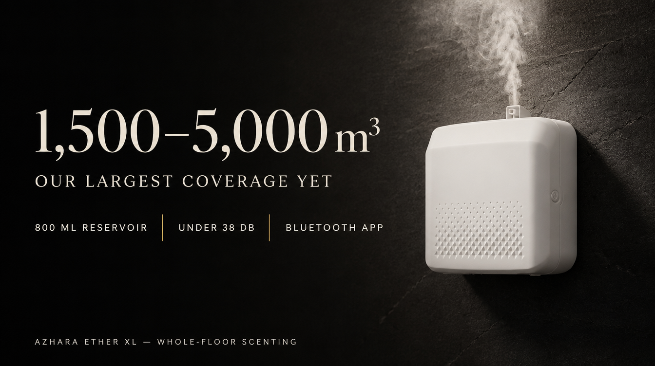 Azhara Ether XL - Waterless Smart Diffuser