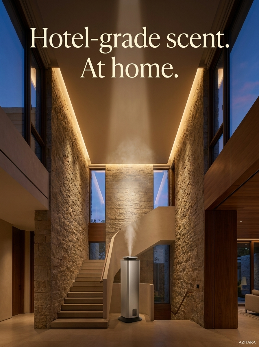 Stelo XL scenting a grand residential atrium